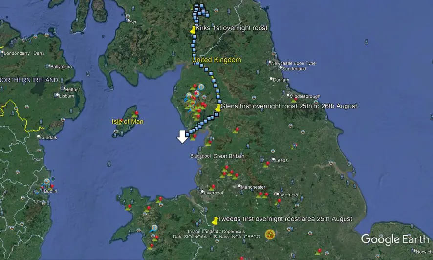 Glens journey in relation to the other two