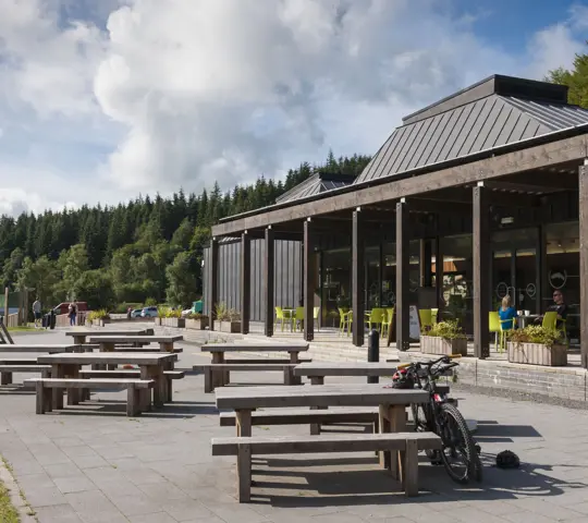 Exterior view of the visitor centre.