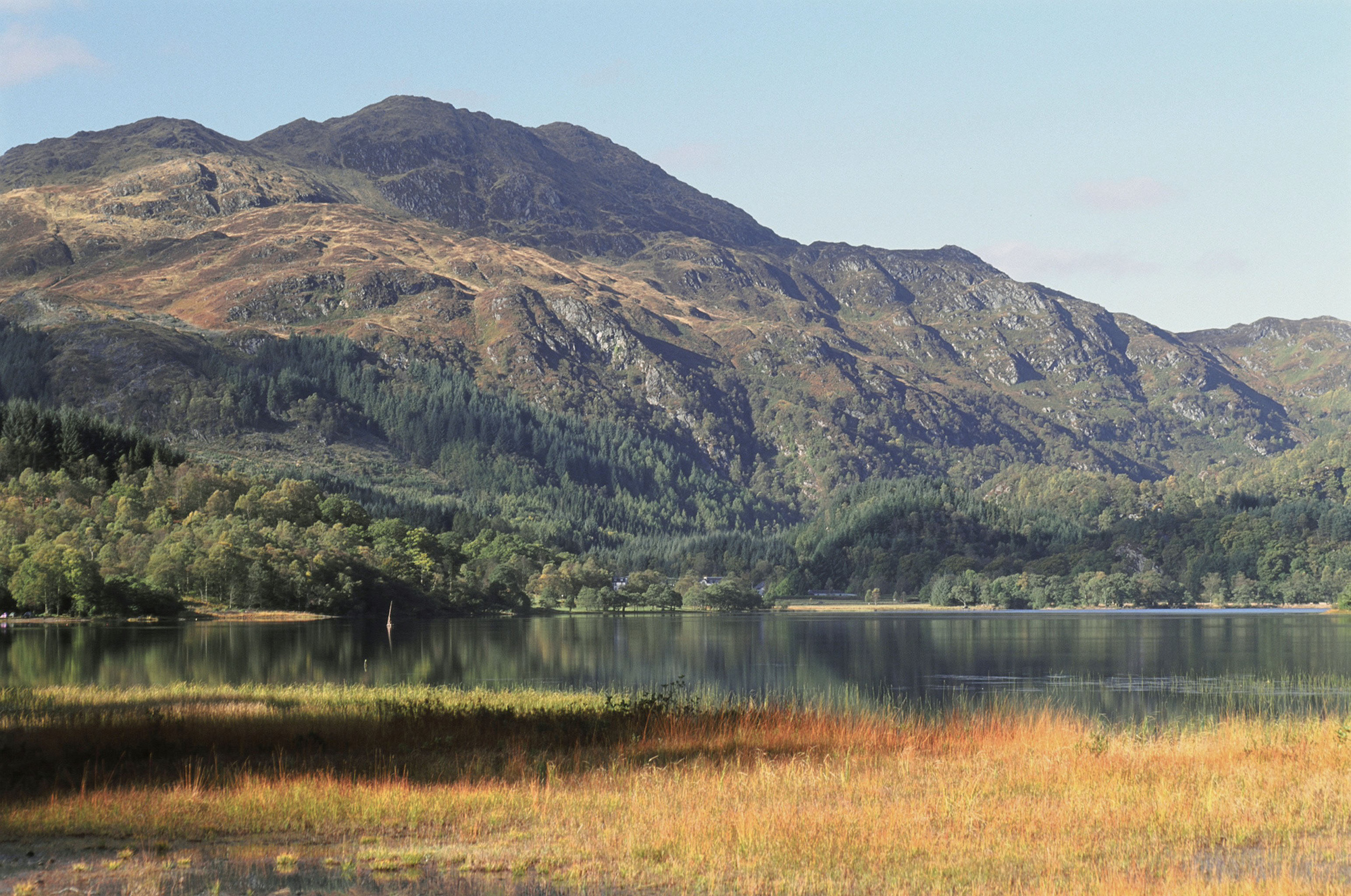 Loch Achray and Ben Venue. Cowal and Trossachs