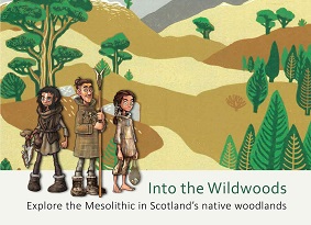 Into the Wildwoods front cover, illustrated with cartoon figures