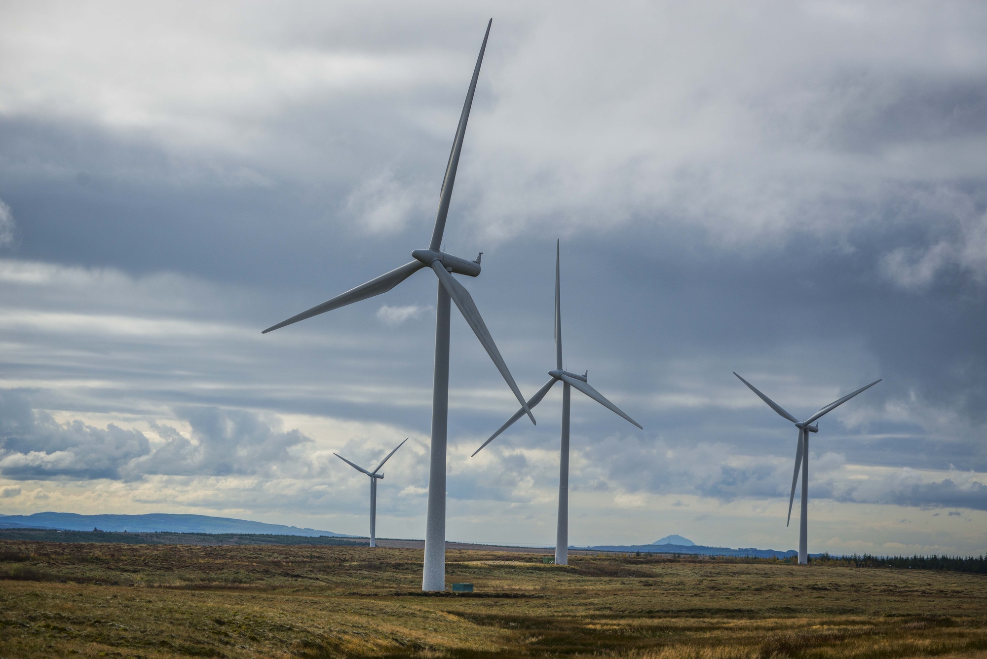 Wind Turbines at Whitelee Wind Farm, Eaglesham, near Glasgow